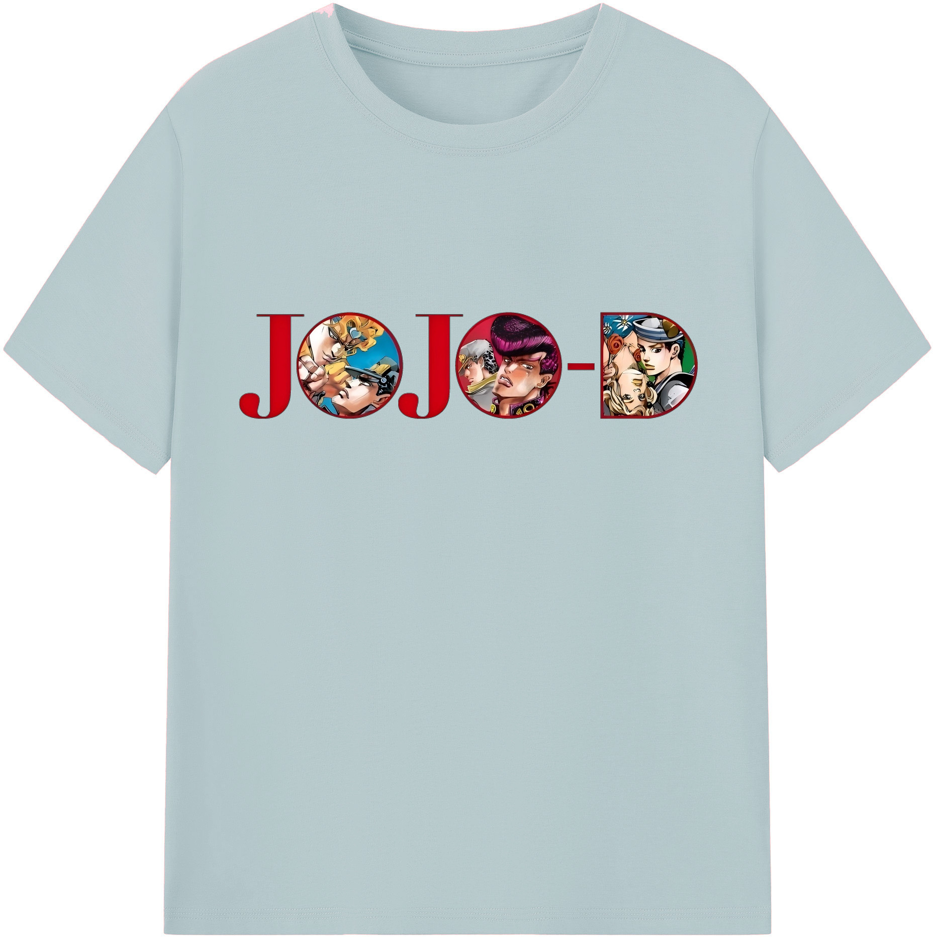 （画像用） ジョジョの奇妙な冒険 JoJo's Bizarre Adventure 綿100％半袖Tシャツ（フロントプリント）